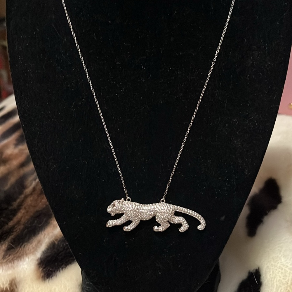 🐆🐆🐆🐆🐆🐆 JTV NIB SS JAGUAR NECKLACE🐆🐆🐆 - Picture 2 of 4